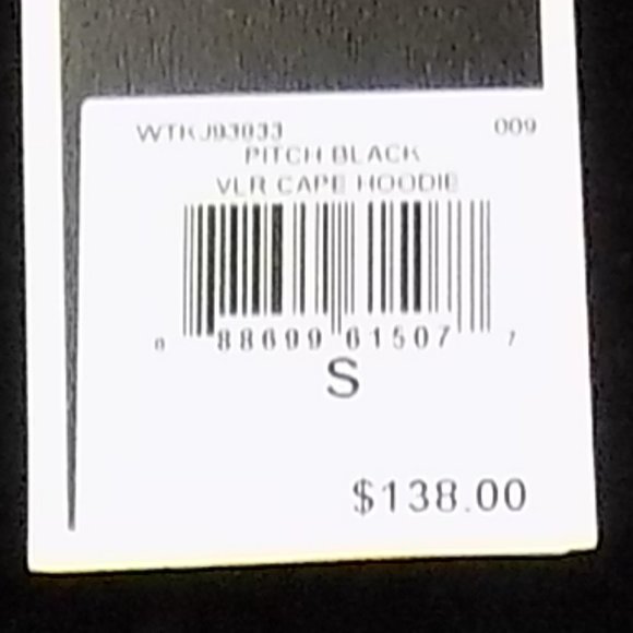 Juicy Couture Black Label Black Velour Hooded Poncho Size Small NWT - Picture 8 of 12